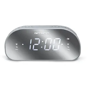 Comparateur de prix : Radio-réveil MUSE M 170 CMR - PLL FM - Façade miroir - 20 présélections