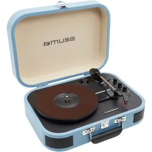 Platine vinyle Bluetooth Muse MT-201 BTB Bleu