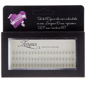 Faux cils individuels en soie x60 Zingus pas cher