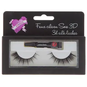 Kit faux cils en soie 3D Zingus pas cher