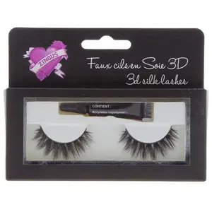Faux Cils en Soie 3D de la Marque Zingus N°20 pas cher