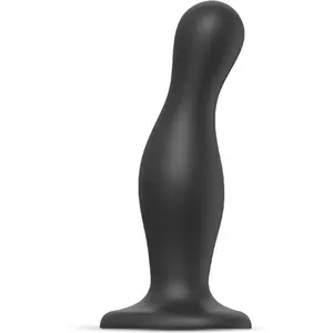 Strap-on-me Dildo-Plug Curvy noir S pas cher