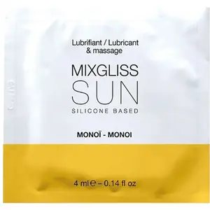 MixGliss Dosette Lubrifiant Monoï Silicone Sun 4 mlVendu parrue-des-plaisirs