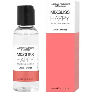 Comparateur de prix : MIXGLISS HAPPY, Lubrifiant Premium à Base de Silicone, Litchi 50 ml