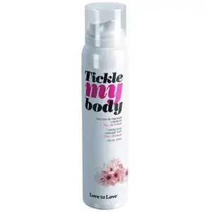 Comparateur de prix : Love to Love Tickle My Body Fleur de Cerisier - Mousse de Massage - 150 ml