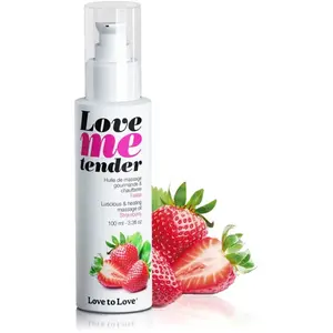 Comparateur de prix : Huile Gourmande et Chauffante Love Me Tender Fraise