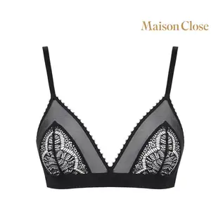 Maison Close Soutien-Gorge Triangle Accroche CoeurVendu parsexyavenue