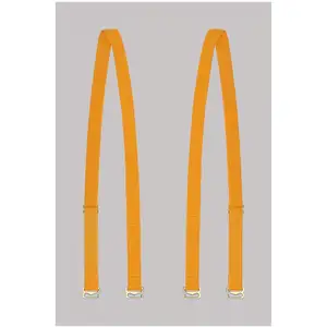 Maison Close Bretelles Signature Orange Fluo pas cher