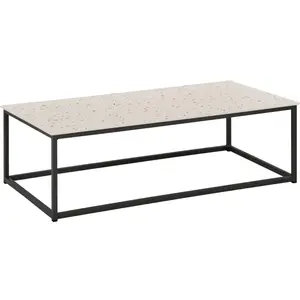 Table Basse 120 x 60 cm Ruben en Acier et HPL EREME  Métal