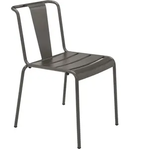 EREME Lot de 2 Chaises Paname Métal pas cher
