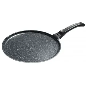 Venteo - KitchenPro - Pôele à Crêpes Poignée Soft-Touch - Revêtement antiadhésif pas cher