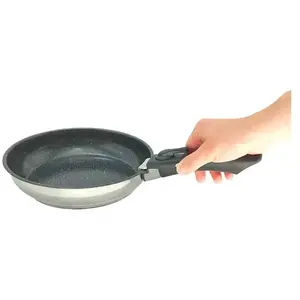 Electrodepot Lot De 3 Poêles Inox Kitchen Pro 20-24-28cm pas cher