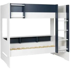 Comparateur de prix : Chambrekids Lits superposés Séraphin CAMIF Blanc/Bleu Nuit