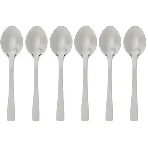 B&W CUISINE 6 petites cuillères Moka - Inox pas cher