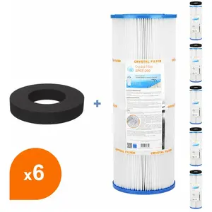 Crystal Filter - Filtre et joint SPCF-200 ® - Compatible Waterair® Esc... pas cher