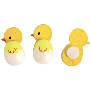 Ctop Stickers bois décoré poussins Déco de Pâques 10 piècesVendu parrakuten