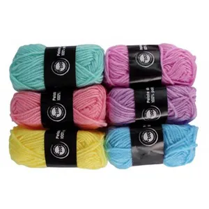 Comparateur de prix : MÉGACRÉA Laine Assortiment de couleurs classiques pastel 6