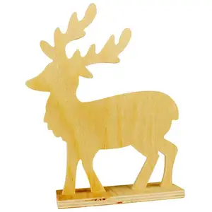 Ctop Cerf en bois à poser - 20 x 16,5 x 5 cmVendu parscrapmalin