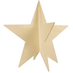 Ctop Etoile en bois à assembler + anneau de suspension - 30 cmVendu parscrapmalin