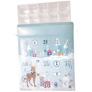 MÉGACRÉA Calendrier de l'Avent personnalisable en PVC et carton - MegaCrea DIY pas cher