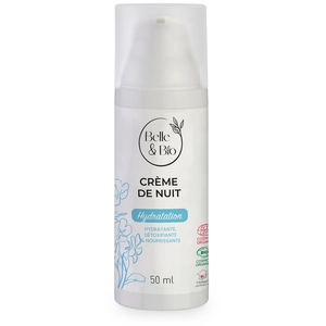 Comparateur de prix : Belle & Bio Hydratation Visage Crème de Nuit Bio 50ml