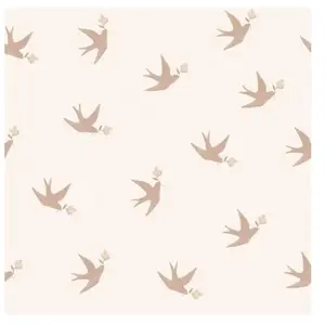 Lilipinso Papier peint Les hirondelles (50 cm x 10 m)Vendu parvertbaudet