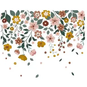 Lilipinso Fresque murale fleurs Delicacy (200 x 248 cm)