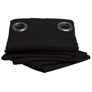 Rideau isolant thermique - Moondream - HIVER - Noir - illets - Synthétique - UniVendu parconforama