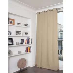 Comparateur de prix : Moondream Rideau occultant oeillet beige mc15 140 x 260 (lxh)