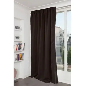 Moondream Rideau phonique thermique occultant marron 140x260 pas cher
