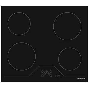 Comparateur de prix : Table de cuisson vitrocéramique 4 feux 59 cm 6000w Telefunken TK60V4ATT