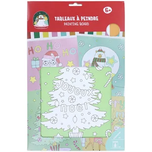Tableaux Noël à peindre x4 - Créalia enfant