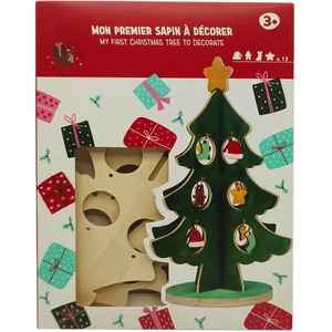 Sapin en bois à décorer - Créalia pas cher