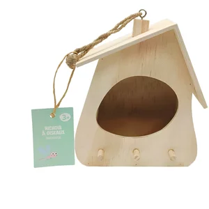 Créalia Nichoir à oiseaux en bois - blanc - 20 x 17,5 x 10 cm Collec...
