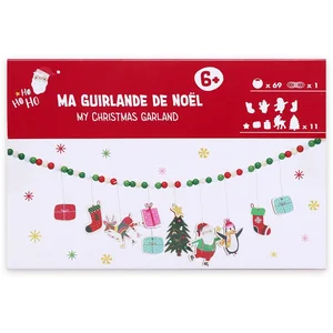 Ma guirlande de perles en bois - Noël Enfant - Créalia pas cher