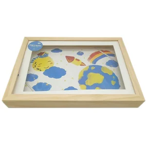 Cadre à dessin en bois - A4 - Créalia enfant pas cher