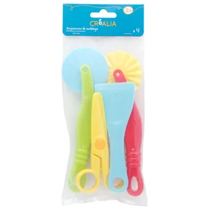 Set d'accessoires de modelage Créalia - 4 pièces
