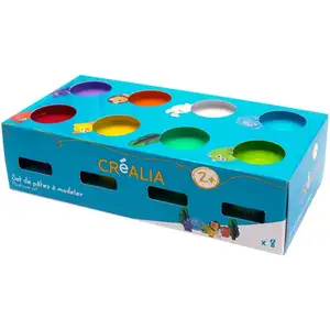 Set de pots de pâte à modeler Créalia - 8 piècesVendu parcultura