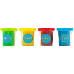 Set de 4 pots de pâte à modeler couleurs primaires - Créalia