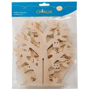 Arbre à bijoux en bois - Créalia pas cher