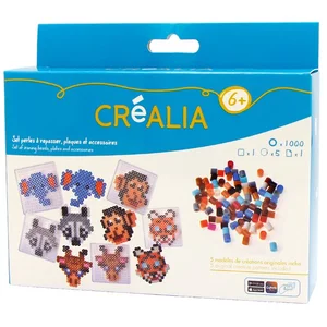 Set d'activité perles à repasser Safari Créalia pas cher
