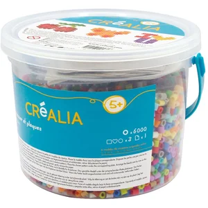 Seau de perles à repasser & plaques Créalia pas cher