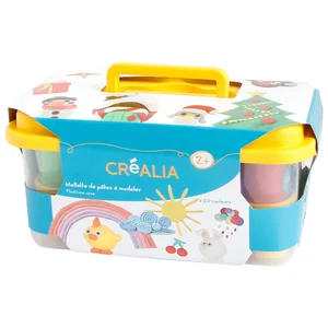 Mallette de pâtes à modeler Créalia - 20 pièces pas cher