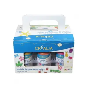 Lot de 6 gouaches au doigt couleur pastels 150 ml - CréaliaVendu parcultura
