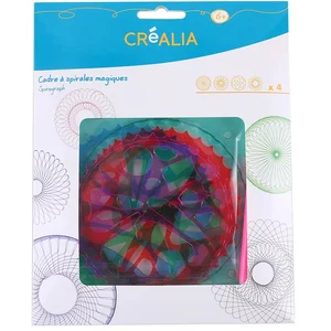 Cadre spirographe à spirales magiques - Créalia pas cher