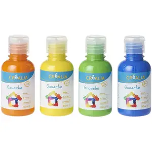 Set de 4 Gouaches - Créalia - 4x150 ml - Nature pas cher