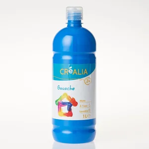 Créalia enfants Gouache - 1l - bleu primaire