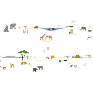 Comparateur de prix : Mimi'lou Frise adhésive Safari (5 m)
