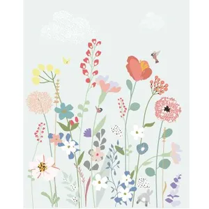 Mimi'lou Papier peint panoramique Fleurs des champs (250 x 200 cm) pas cher