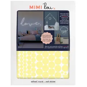 Comparateur de prix : Mimi'lou Stickers pastilles phosphorescentes (20 x 16 cm)